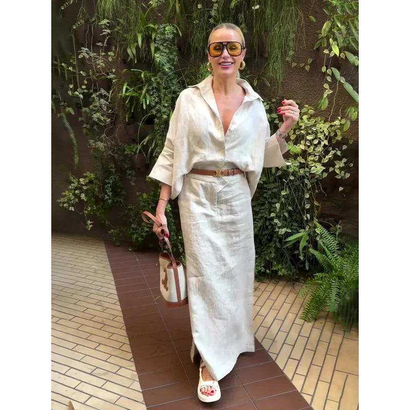 French Style Turn-down Collar Dress for Women, Summer New Small Size Waist-cinching Loose Casual Elegant Long Dress
French Style Turn-down Collar Dress for Women, Summer New Small Size Waist-cinching Loose Casual Elegant Long Dress