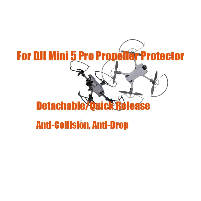 For DJI Mini 5 Pro Propeller Protector Detachable ABS Guard Anti-Collision Drone Blade Cover Portable Accessories
For DJI Mini 5 Pro Propeller Protector Detachable ABS Guard Anti-Collision Drone Blade Cover Portable Accessories