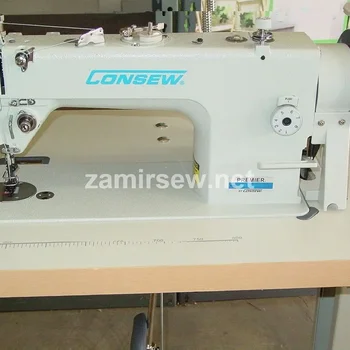 Walking Foot Industrial Sewing Machine with Table and Servo Motor Drop Feed Needle Feed Walking Foot Lockstitch Machine