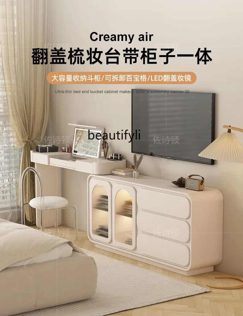 Yh29 Chest of Drawers Dressing Table Integrated Dresser Room Master Bedroom Flip Mirror Corner L-Shaped Makeup Table Cabinet
Yh29 Chest of Drawers Dressing Table Integrated Dresser Room Master Bedroom Flip Mirror Corner L-Shaped Makeup Table Cabinet