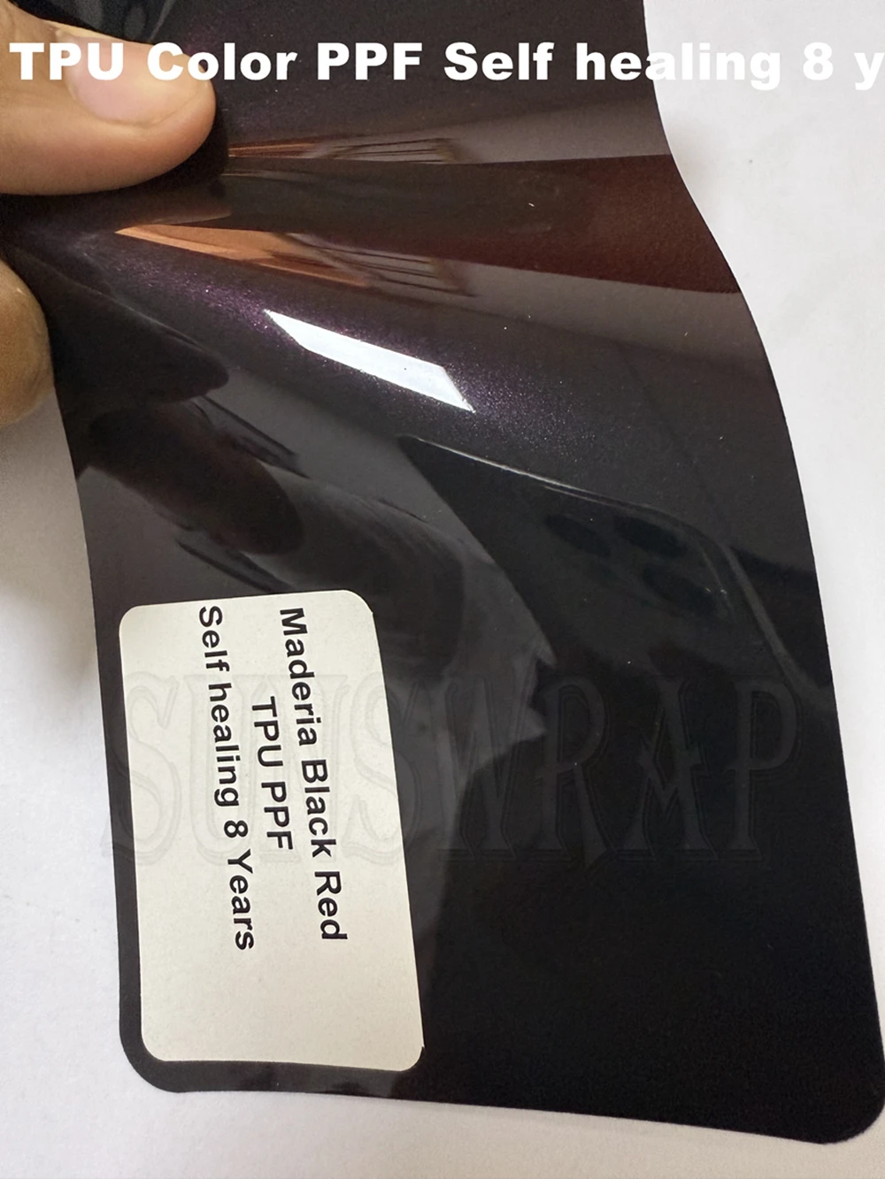 Maderia Black Red TPU PPF Self-healing Car Anti Scratches Film Wrap Protective Car Stickers 1.52x15m/roll
Maderia Black Red TPU PPF Self-healing Car Anti Scratches Film Wrap Protective Car Stickers 1.52x15m/roll