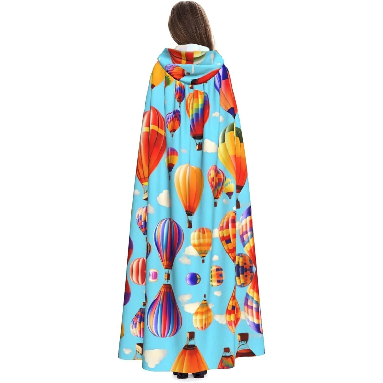 Hot Air Balloons print Adult Hooded Cape Carnival Festival Cape Cosplay Robe Costume party Gothic Carnival
Hot Air Balloons print Adult Hooded Cape Carnival Festival Cape Cosplay Robe Costume party Gothic Carnival