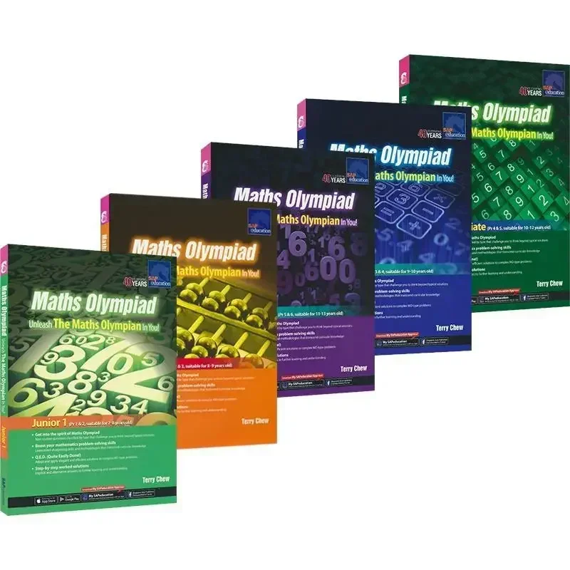5 Books/Set SAP Maths Olympiad Math Workbooks English Math Problems Teaching Books
5 Books/Set SAP Maths Olympiad Math Workbooks English Math Problems Teaching Books