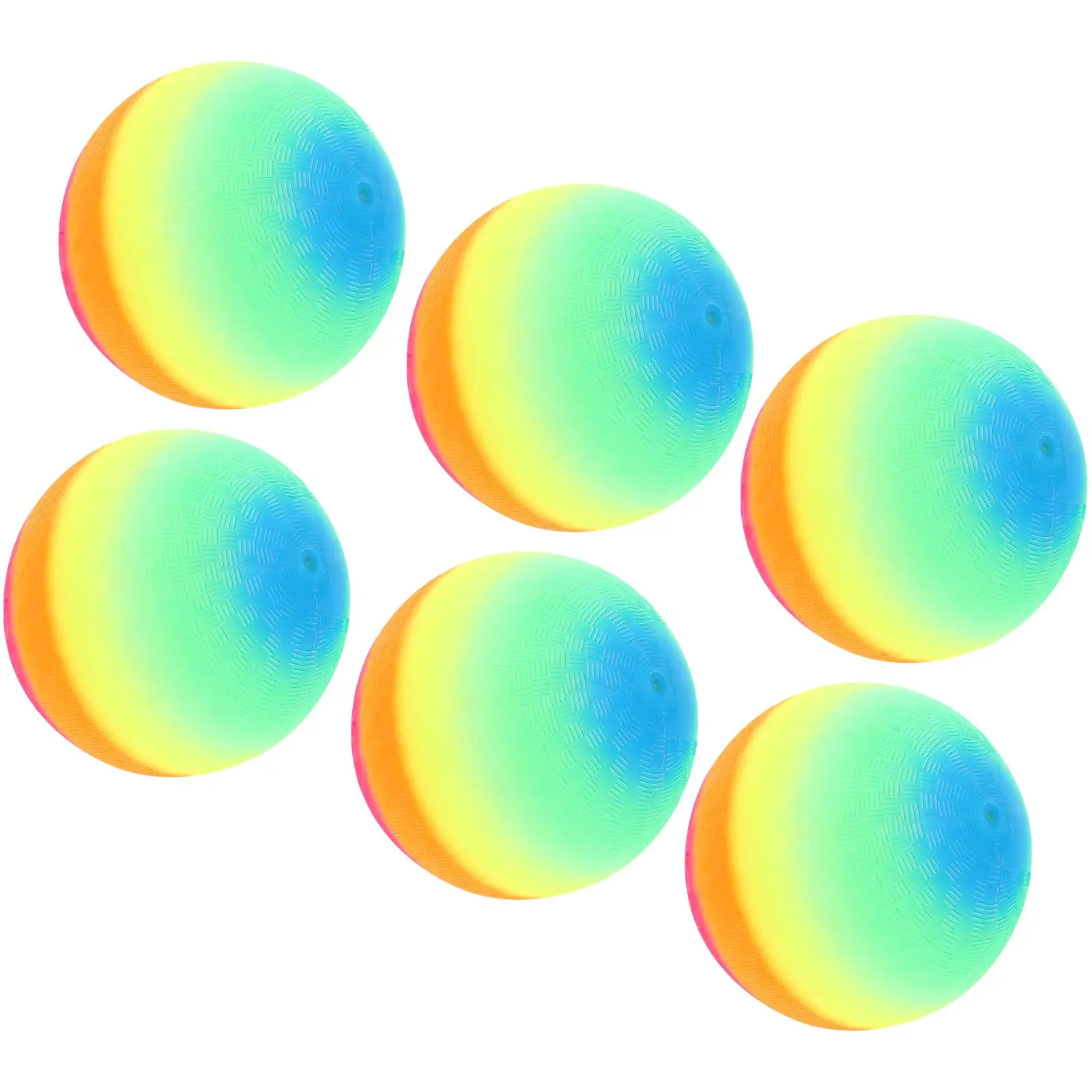 6 Pcs Rainbow Balls Bouncy Adults Bright Color Birthday Parties Outdoor Games Beach Pool
6 Pcs Rainbow Balls Bouncy Adults Bright Color Birthday Parties Outdoor Games Beach Pool