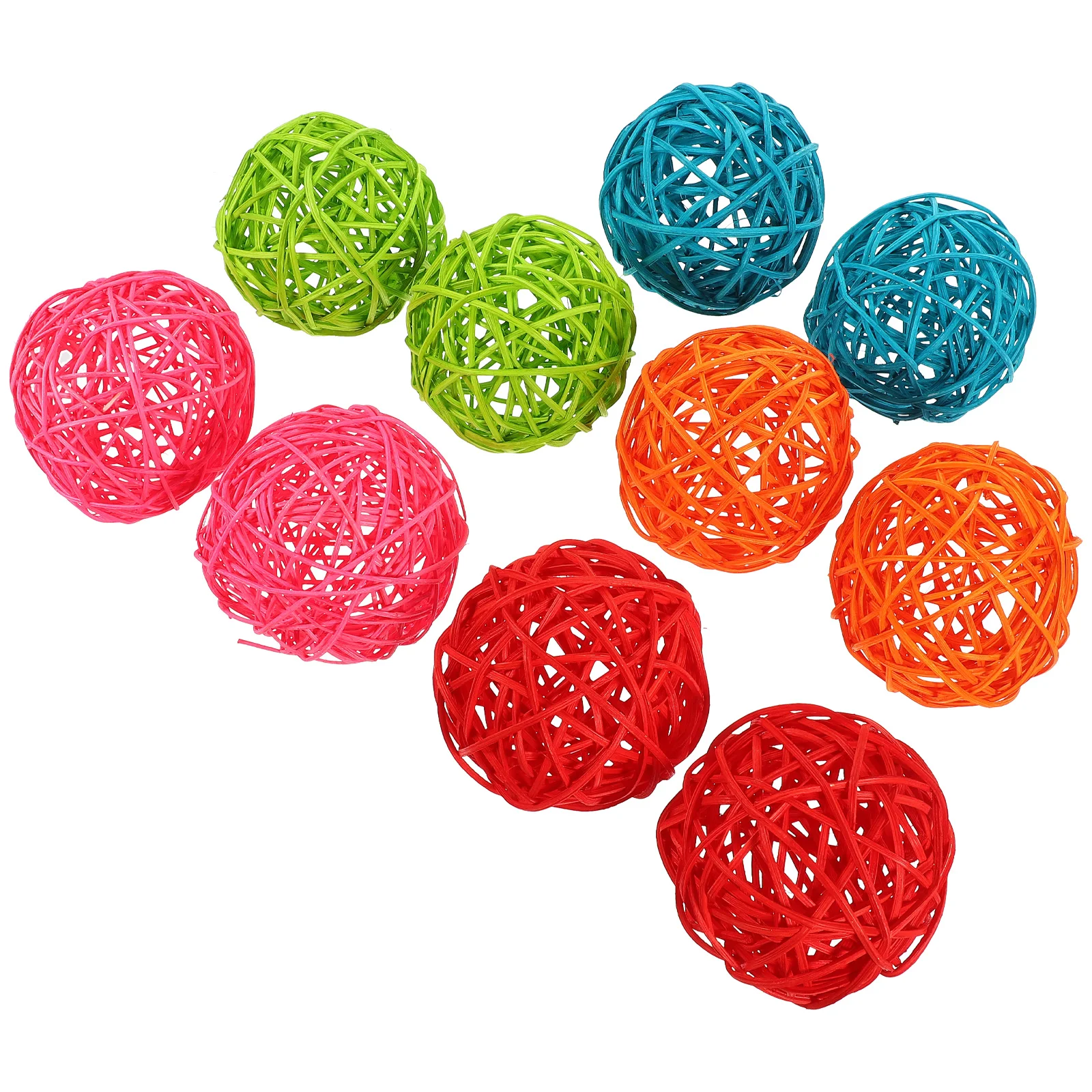 10pcs Rattan Balls 10CM Christmas Party Decorations Green Pink Orange Light Blue Red Home Accessories Wicker Balls
10pcs Rattan Balls 10CM Christmas Party Decorations Green Pink Orange Light Blue Red Home Accessories Wicker Balls