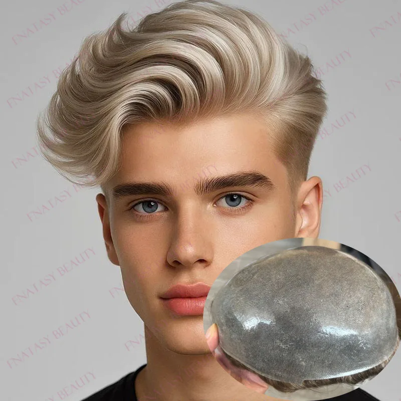 Durable #60R#613Natural Hairline 120Density Poly Skin Remy Human Hair 30mm Wavy Undetectable 0.08mm Vlooped Skin Base Men Toupee
Durable #60R#613Natural Hairline 120Density Poly Skin Remy Human Hair 30mm Wavy Undetectable 0.08mm Vlooped Skin Base Men Toupee