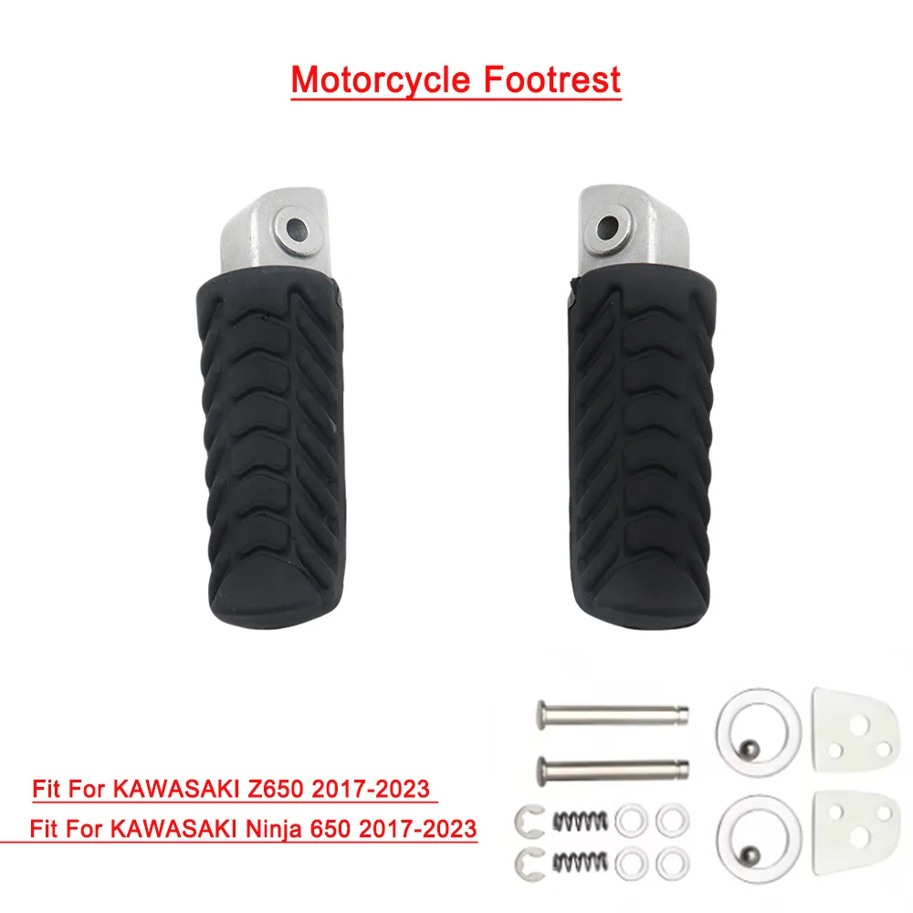 Задние подножки мотоцикла, аксессуары, подножки, подходят для KAWASAKI Z650 Z 650 2017-2023 KAWASAKI Ninja 650 Ninja 650 2017-2023
Задние подножки мотоцикла, аксессуары, подножки, подходят для KAWASAKI Z650 Z 650 2017-2023 KAWASAKI Ninja 650 Ninja 650 2017-2023