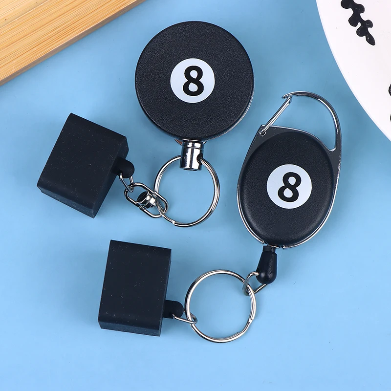 New 1Pc Black Billiard Telescoping Holder Snooker Pool Cue Chalk Holder Keychain Retractable Rope Chalk Holder W Mounting Clip
New 1Pc Black Billiard Telescoping Holder Snooker Pool Cue Chalk Holder Keychain Retractable Rope Chalk Holder W Mounting Clip
