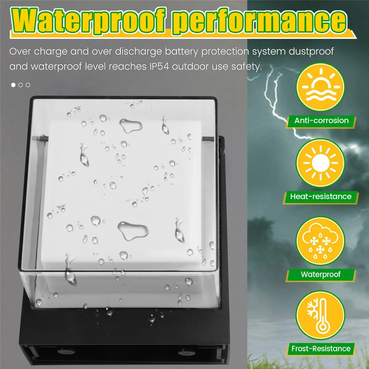 【FITTING!】Outdoor Solar Waterproof Wall Lights Street Porch Garden Lights Corridor Landscaping Decorative Lights Quadrate
【FITTING!】Outdoor Solar Waterproof Wall Lights Street Porch Garden Lights Corridor Landscaping Decorative Lights Quadrate