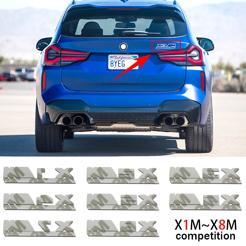 Car Letters Rear Trunk Decals Emblem Badge Logo Sticker For BMW X1 X2 X3 X4 X5 X6 X7 X8 Competition E36 E46 E53 E90 E60 E61 E93
Car Letters Rear Trunk Decals Emblem Badge Logo Sticker For BMW X1 X2 X3 X4 X5 X6 X7 X8 Competition E36 E46 E53 E90 E60 E61 E93