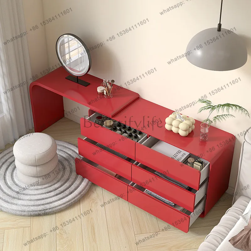 ld25 all solid wood paint dresser retractable chest integrated high-end makeup table
ld25 all solid wood paint dresser retractable chest integrated high-end makeup table