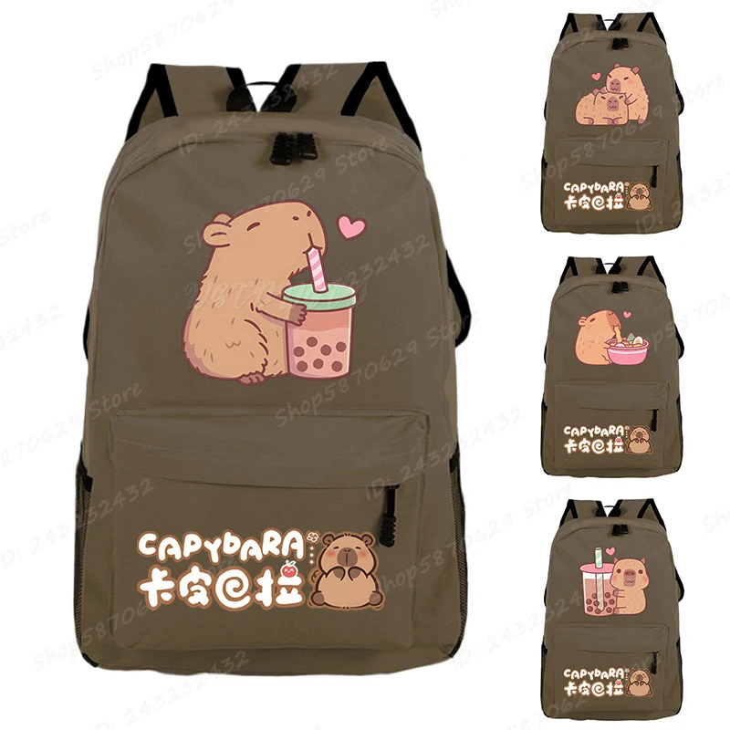 Kawaii Capybara Bubble Tea Graphic Schoolbag Children Backpack Large Capacity Boys Girls Book Bag Cute Capybara Student Backpack
Kawaii Capybara Bubble Tea Graphic Schoolbag Children Backpack Large Capacity Boys Girls Book Bag Cute Capybara Student Backpack