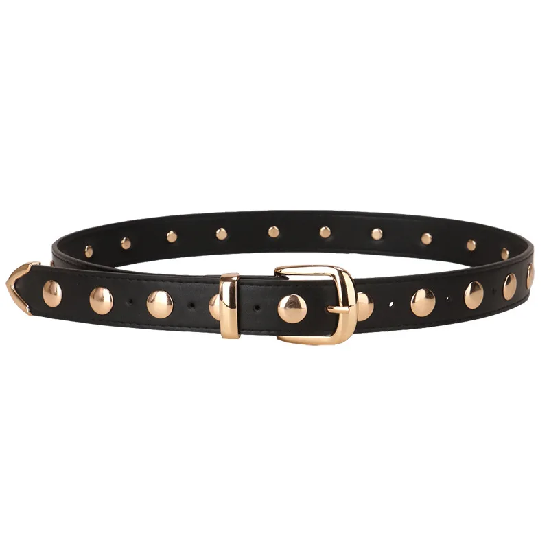 Classic Pu Material Black Belt Retro Hollow Women's Belt Punk Y2K Style Versatile Casual Decoration
Classic Pu Material Black Belt Retro Hollow Women's Belt Punk Y2K Style Versatile Casual Decoration