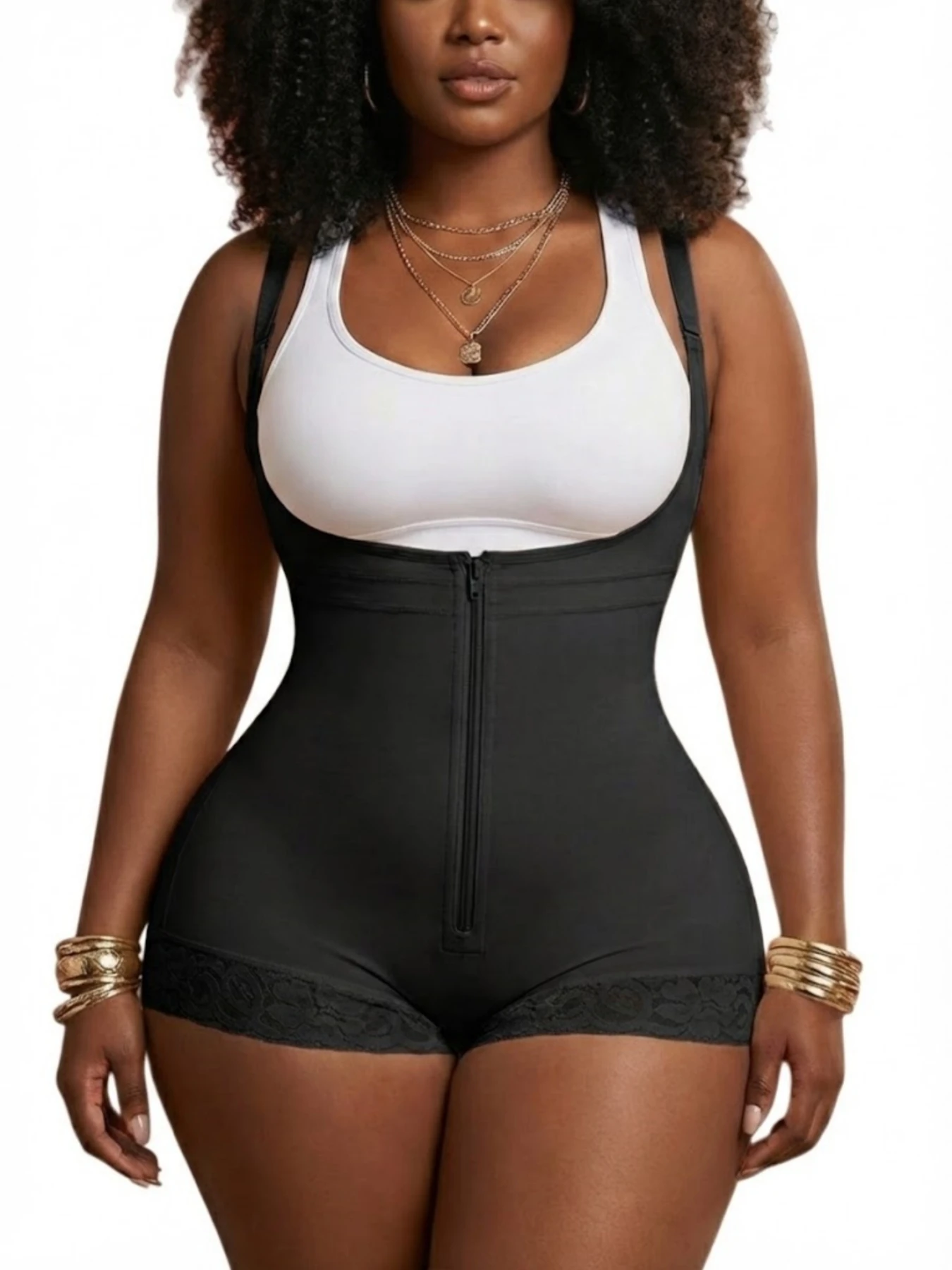 Colombian Women's High Compression Shapewear Bodysuit with Zipper Closure Tummy Control Butt Lifter Waist Trainer
Colombian Women's High Compression Shapewear Bodysuit with Zipper Closure Tummy Control Butt Lifter Waist Trainer