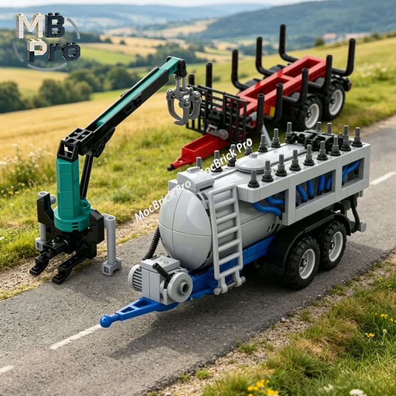 Multi-Functional City Tractor MOC Building Blocks, Farm Engineering Machinery Model, Ideal Gift for Vehicle Enthusiasts
Multi-Functional City Tractor MOC Building Blocks, Farm Engineering Machinery Model, Ideal Gift for Vehicle Enthusiasts