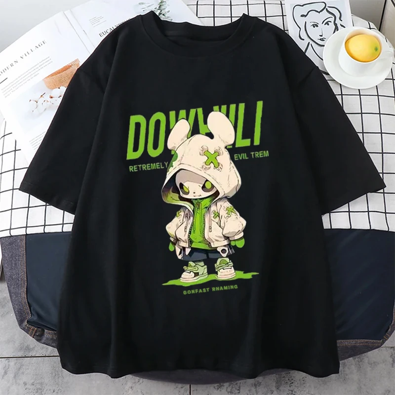 Fashion Cartoon Graphic T-shirt Women Men's Short Sleeve Cotton Oversized t-shirts Female Anime Streetwear Harajuku Y2k Clothing
Fashion Cartoon Graphic T-shirt Women Men's Short Sleeve Cotton Oversized t-shirts Female Anime Streetwear Harajuku Y2k Clothing