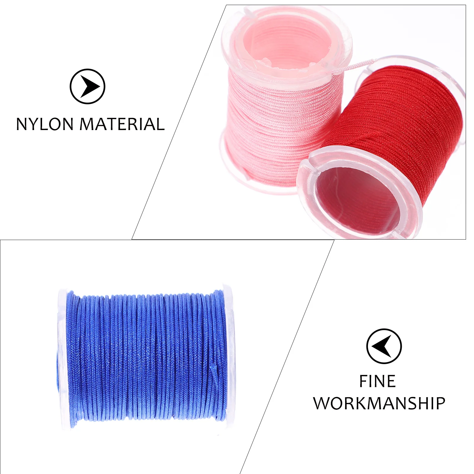 Nylon Cords 0.8mm Beading Thread Multicolor Knitting Cord Perfect for Jewelry Making DIY Crafts 0.8mm Knitting Cord
Nylon Cords 0.8mm Beading Thread Multicolor Knitting Cord Perfect for Jewelry Making DIY Crafts 0.8mm Knitting Cord