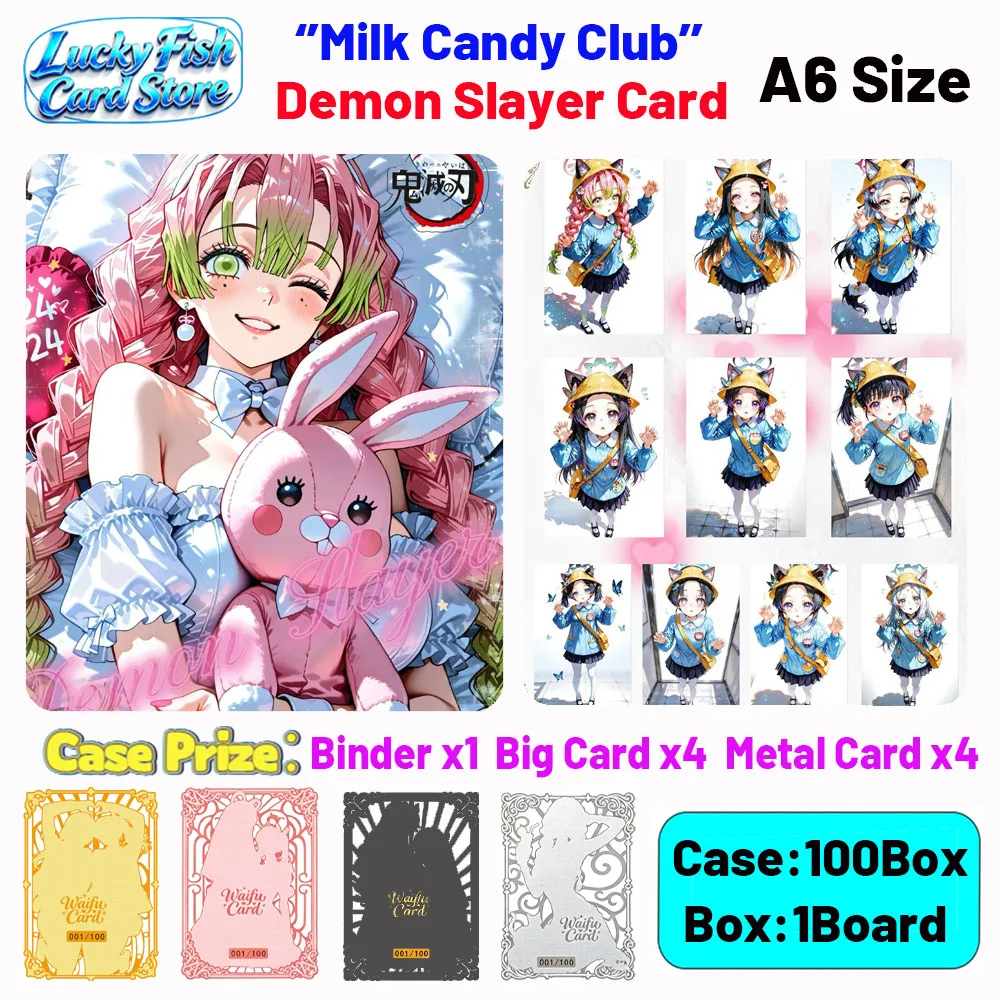 Wholesale 2026 New Milk Candy Creative Studio Demon Slayer Cards A6 Size Boards Anime Collectibles Character Fan Gifts
Wholesale 2026 New Milk Candy Creative Studio Demon Slayer Cards A6 Size Boards Anime Collectibles Character Fan Gifts