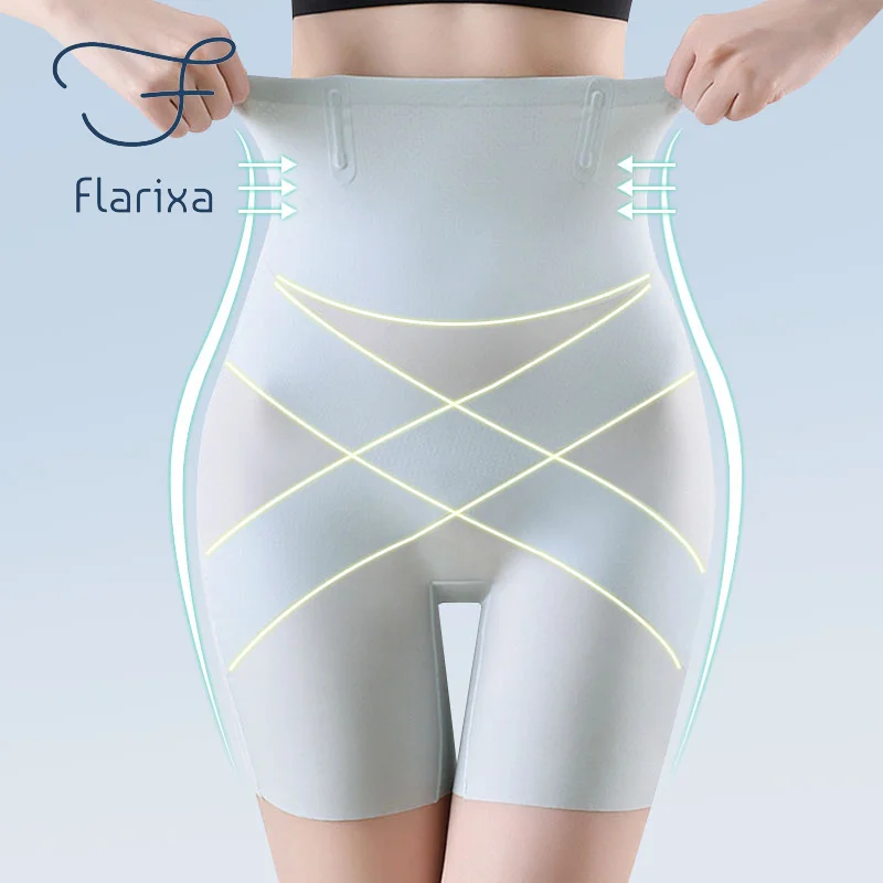 Flarixa Body Shapers Women Ultra Thin Ice Silk Safety Shorts Cross High Waist Flat Belly Panties Postpartum Slimming Underwear
Flarixa Body Shapers Women Ultra Thin Ice Silk Safety Shorts Cross High Waist Flat Belly Panties Postpartum Slimming Underwear