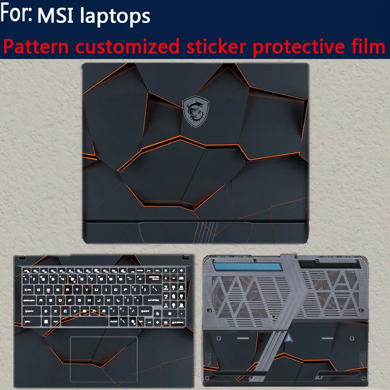 For MSI Titan 18 HX A2W sticker protective film Raider 16 18 Max HX A2W laptop shell film Vector A18 16 HX A9W custom skin film
For MSI Titan 18 HX A2W sticker protective film Raider 16 18 Max HX A2W laptop shell film Vector A18 16 HX A9W custom skin film