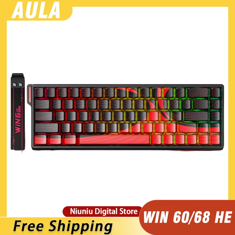 Механическая клавиатура Aula Win 60/68He, игровая проводная, Win60/68, новая индивидуальная RGB с возможностью горячей замены, магнитная клавиатура для киберспорта, геймера, подарки
Механическая клавиатура Aula Win 60/68He, игровая проводная, Win60/68, новая индивидуальная RGB с возможностью горячей замены, магнитная клавиатура для киберспорта, геймера, подарки