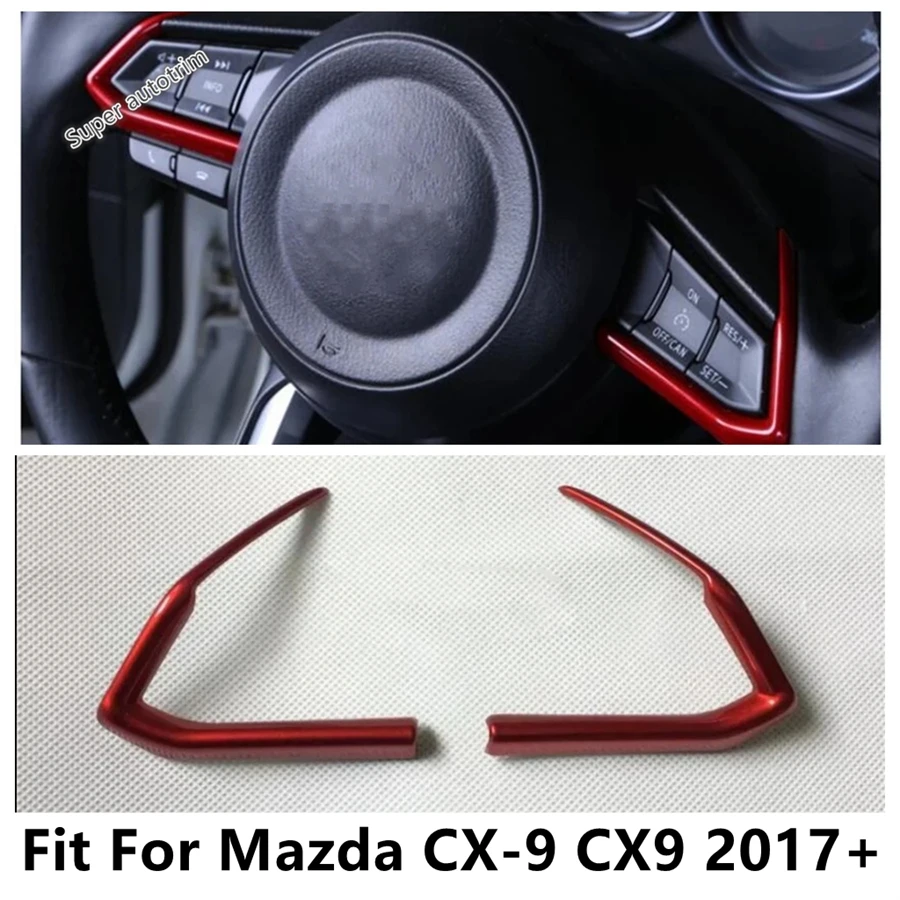 Steering Wheel Strip Decoration Cover Trim For Mazda CX-9 CX9 2017 - 2020 ABS Red / Matte / Carbon Fiber Accessories Interior
Steering Wheel Strip Decoration Cover Trim For Mazda CX-9 CX9 2017 - 2020 ABS Red / Matte / Carbon Fiber Accessories Interior