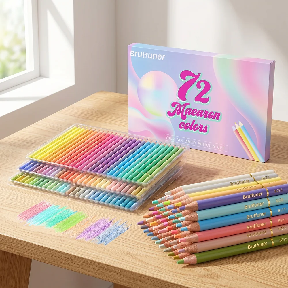 72 Colors Macaron Colored Pencils Set,Pastel Oil-Based Art Pencils for Adult Coloring Books, Drawing, Sketching & Shading, Perfect Gift for Artists
72 Colors Macaron Colored Pencils Set,Pastel Oil-Based Art Pencils for Adult Coloring Books, Drawing, Sketching & Shading, Perfect Gift for Artists