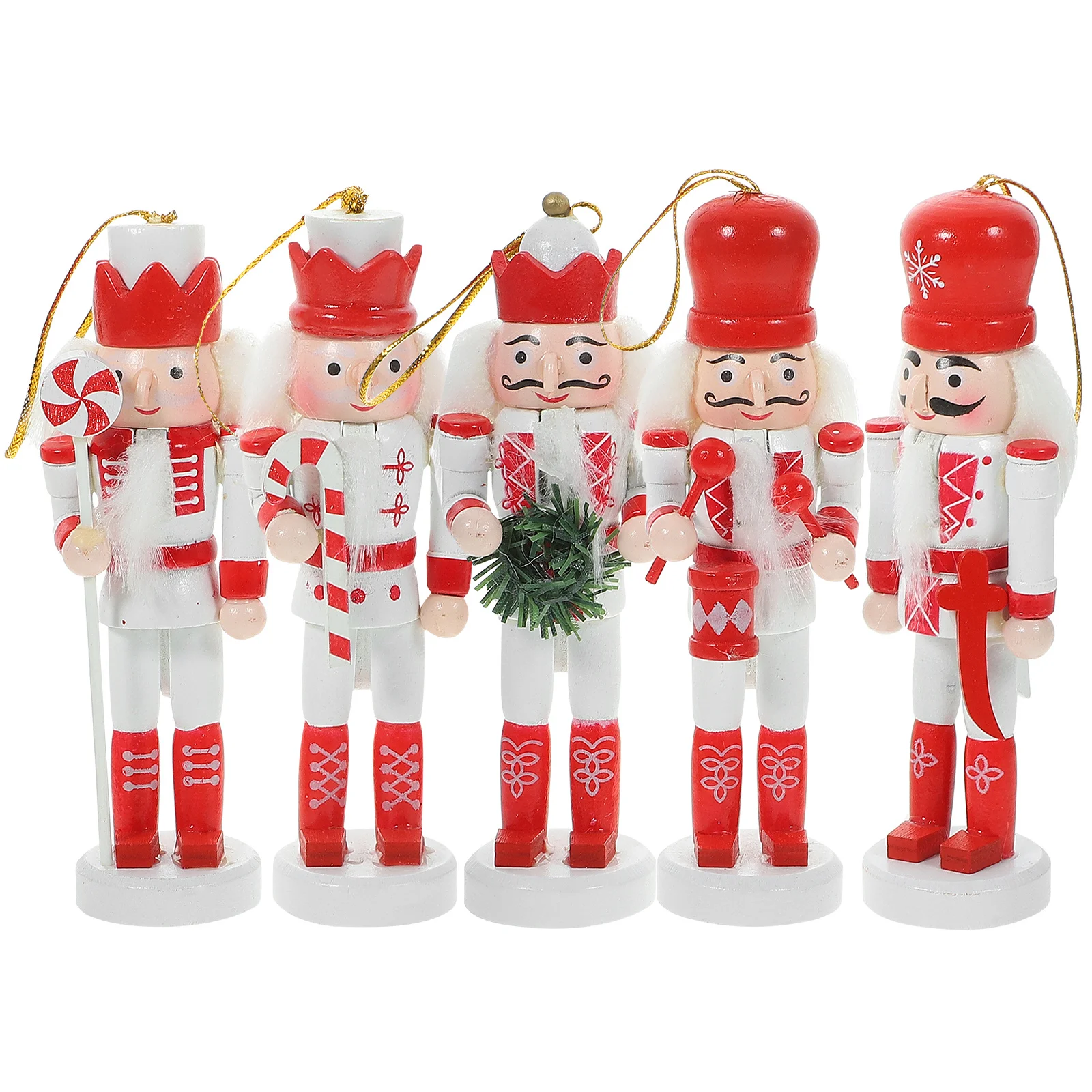 5Pcs Nutcracker Hanging Christmas Decoration Wood Xmas Nutcracker Ornaments Home Car Office Hanging Holiday Decor
5Pcs Nutcracker Hanging Christmas Decoration Wood Xmas Nutcracker Ornaments Home Car Office Hanging Holiday Decor