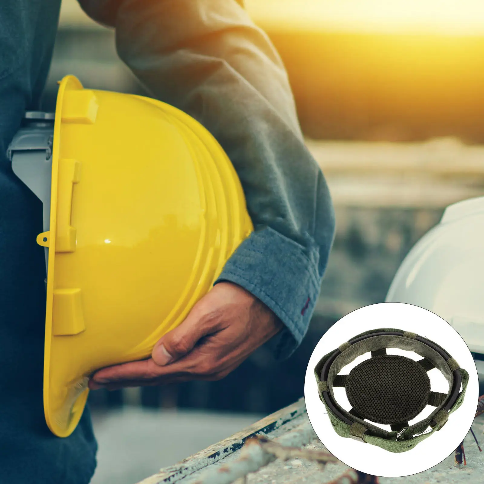 Hard Hat Liner Insert Cooling Headgear Cap Sweat Wicking Breathable Adjustable Comfort Protection Industrial Safety Cycling
Hard Hat Liner Insert Cooling Headgear Cap Sweat Wicking Breathable Adjustable Comfort Protection Industrial Safety Cycling