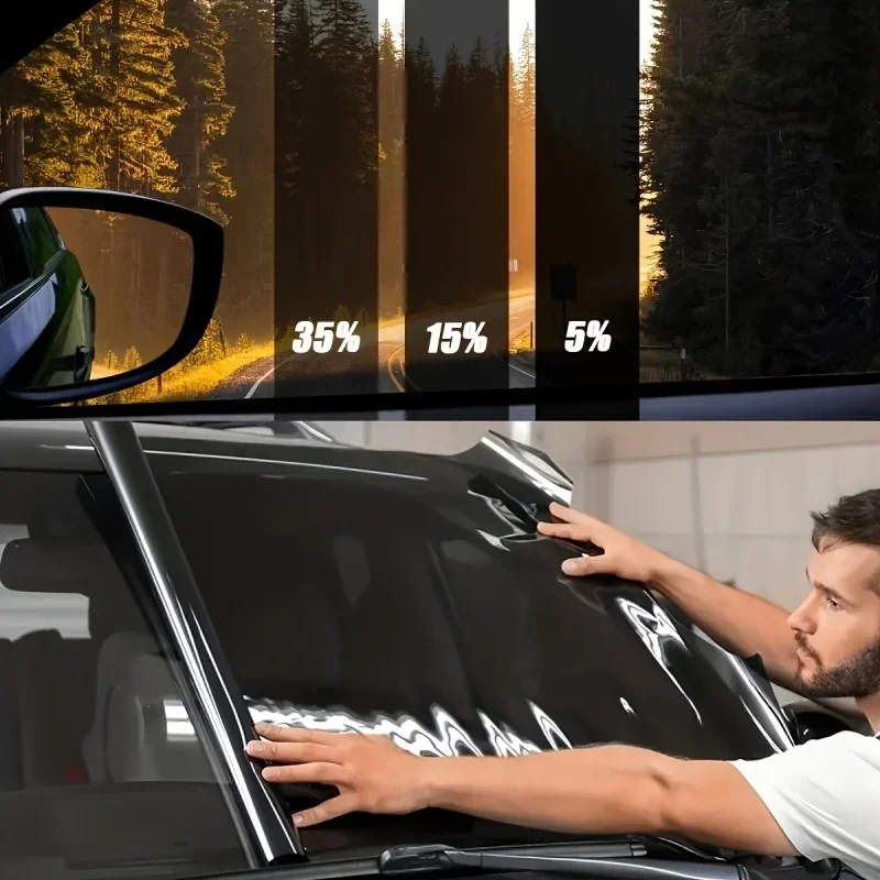 5/15/35 VLT Automotive Car Sun Shade Window Tint Static Cling DIY Easy Install Heat Resistance Scratch Resistant Window Tint
5/15/35 VLT Automotive Car Sun Shade Window Tint Static Cling DIY Easy Install Heat Resistance Scratch Resistant Window Tint