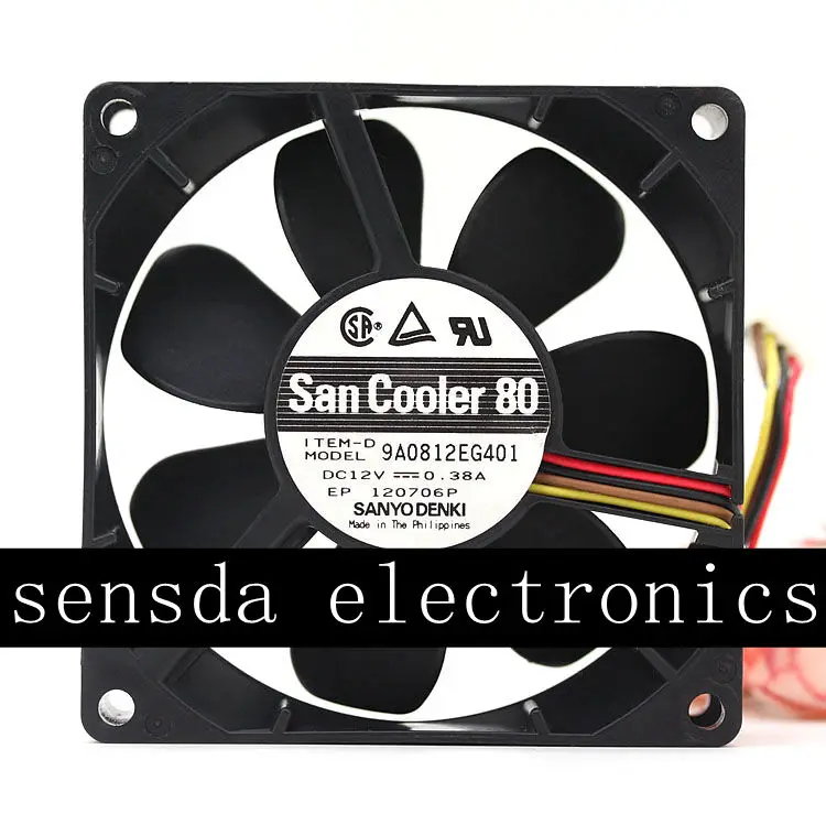Оригинальный Для Sanyo новый 8025 8 см вентилятор шасси 12V 0.38A 9A0812EG401 двойной шар 80*80*25 мм
Оригинальный Для Sanyo новый 8025 8 см вентилятор шасси 12V 0.38A 9A0812EG401 двойной шар 80*80*25 мм