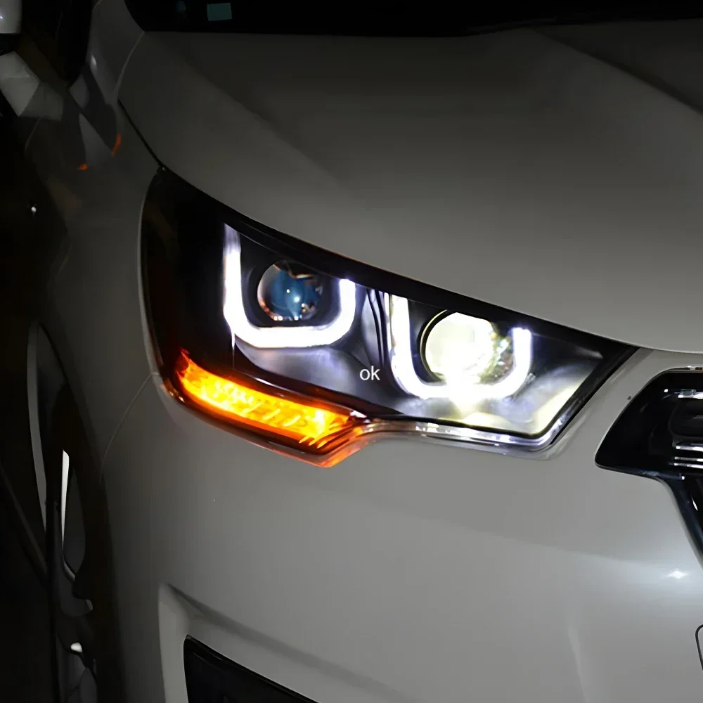Upgrade Double U Design Car lamps Lighting Assembly For Citroen C4L 2013-2016 LED Auto Headlights Projector Lens Accessories
Upgrade Double U Design Car lamps Lighting Assembly For Citroen C4L 2013-2016 LED Auto Headlights Projector Lens Accessories