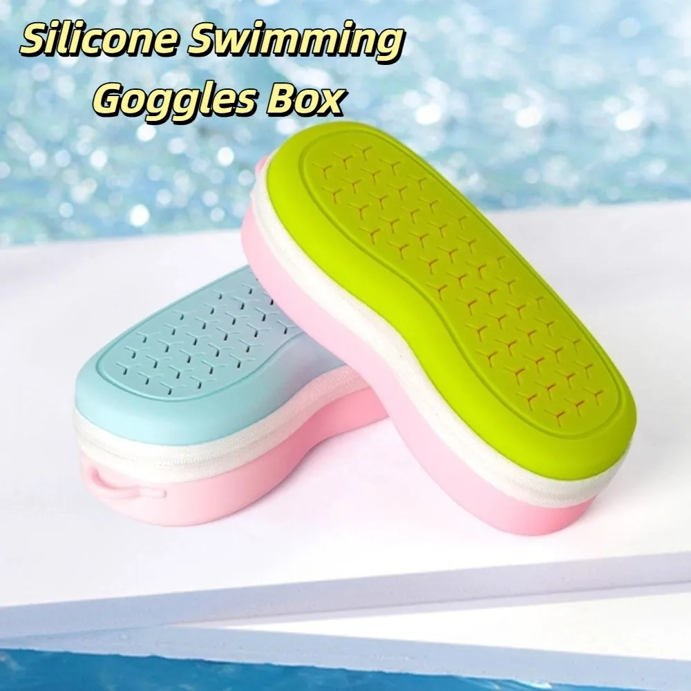 Soft Silicone Swim Goggle Case with Air Holes Portable Swimming Goggles Storage Box Lightweight Anti Fall
Soft Silicone Swim Goggle Case with Air Holes Portable Swimming Goggles Storage Box Lightweight Anti Fall