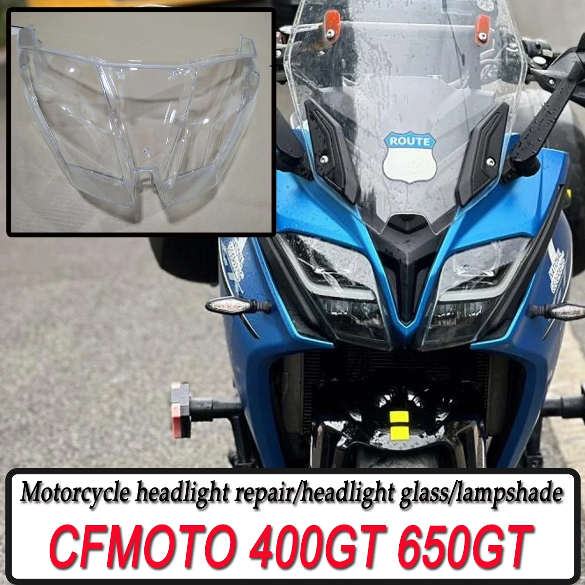 Motorcycle high-definition lamp housing glass night vision ultra clear front headlight housing FOR CFMOTO 400GT 650GT GT400 650
Motorcycle high-definition lamp housing glass night vision ultra clear front headlight housing FOR CFMOTO 400GT 650GT GT400 650