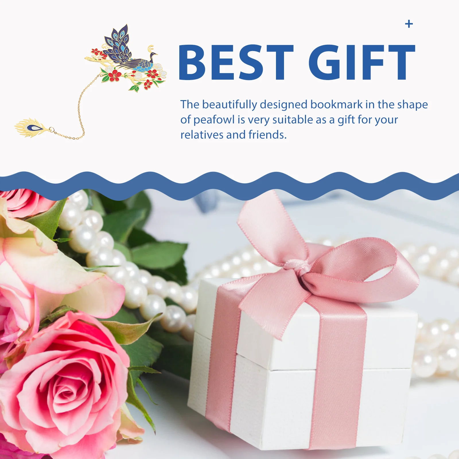 Exquisite Peafowl Shape Bookmark Copper Metal Decorative Hollow Page-Marker Lightweight Elegant Vintage Style Book Lovers Gift
Exquisite Peafowl Shape Bookmark Copper Metal Decorative Hollow Page-Marker Lightweight Elegant Vintage Style Book Lovers Gift