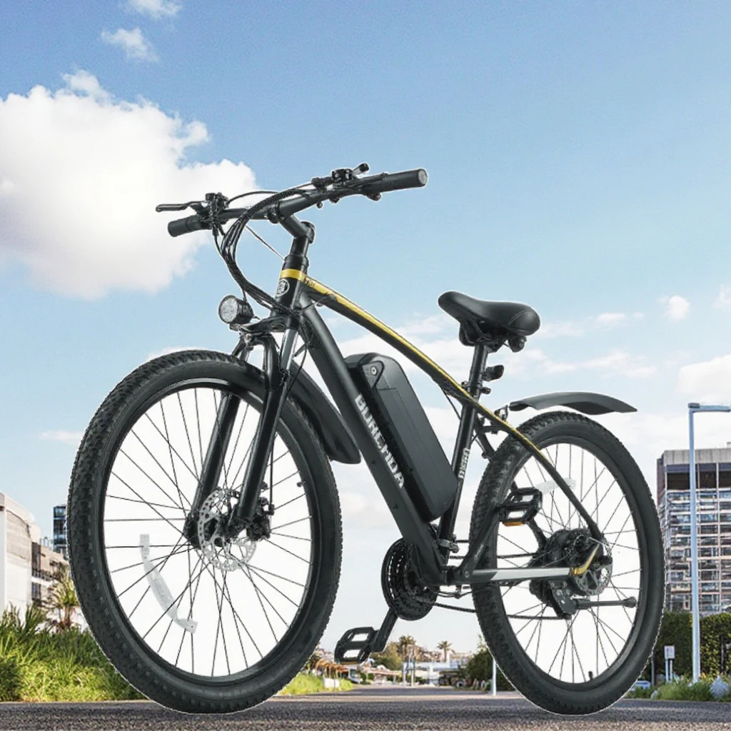 Electric Sport Bicycle Burchda RX60 21 Speed 27.5 Inch Fat-Tire Brushless Rear Hub Motor 48V 15Ah Lithium Battery for Adult
Electric Sport Bicycle Burchda RX60 21 Speed 27.5 Inch Fat-Tire Brushless Rear Hub Motor 48V 15Ah Lithium Battery for Adult