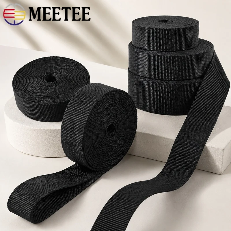 10M 20-50mm Black Polyester Webbing Tape Thick Backpack Strap Dog Collar Luggage Binding Belt Sewing Craft Trim Project DIY Kit
10M 20-50mm Black Polyester Webbing Tape Thick Backpack Strap Dog Collar Luggage Binding Belt Sewing Craft Trim Project DIY Kit