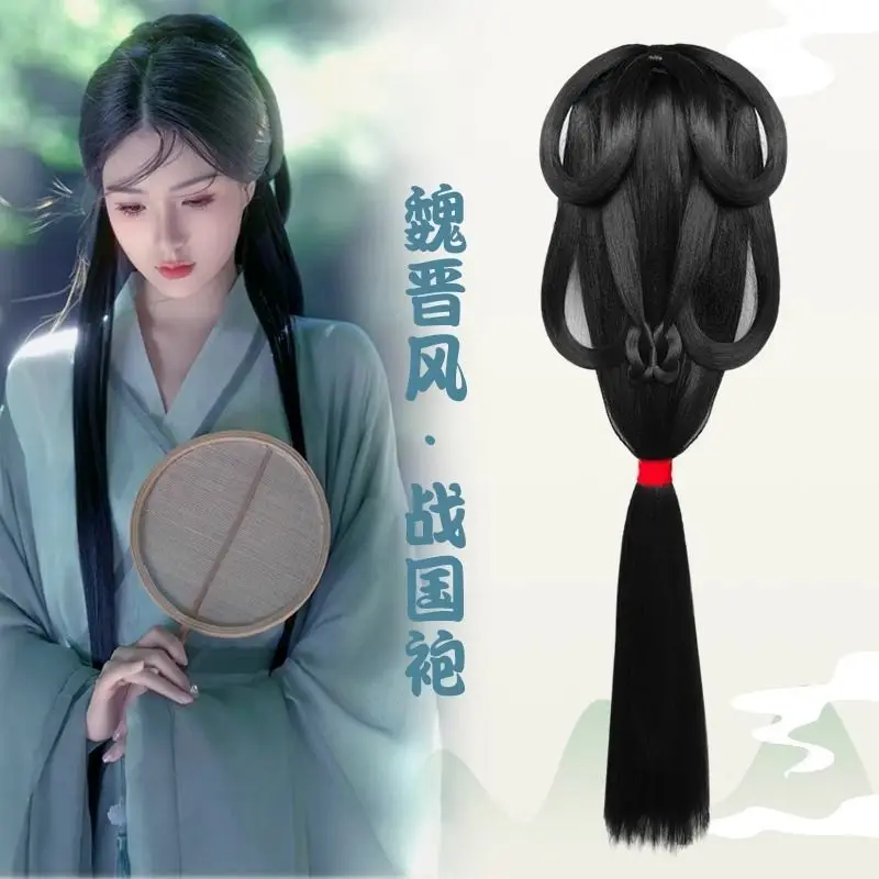 Wei Jin Warring States Robe Hair Bun Integrated Lazy Style Full Hair Strand Back Pressure Quju Style Ancient Hanfu Women Cosplay
Wei Jin Warring States Robe Hair Bun Integrated Lazy Style Full Hair Strand Back Pressure Quju Style Ancient Hanfu Women Cosplay