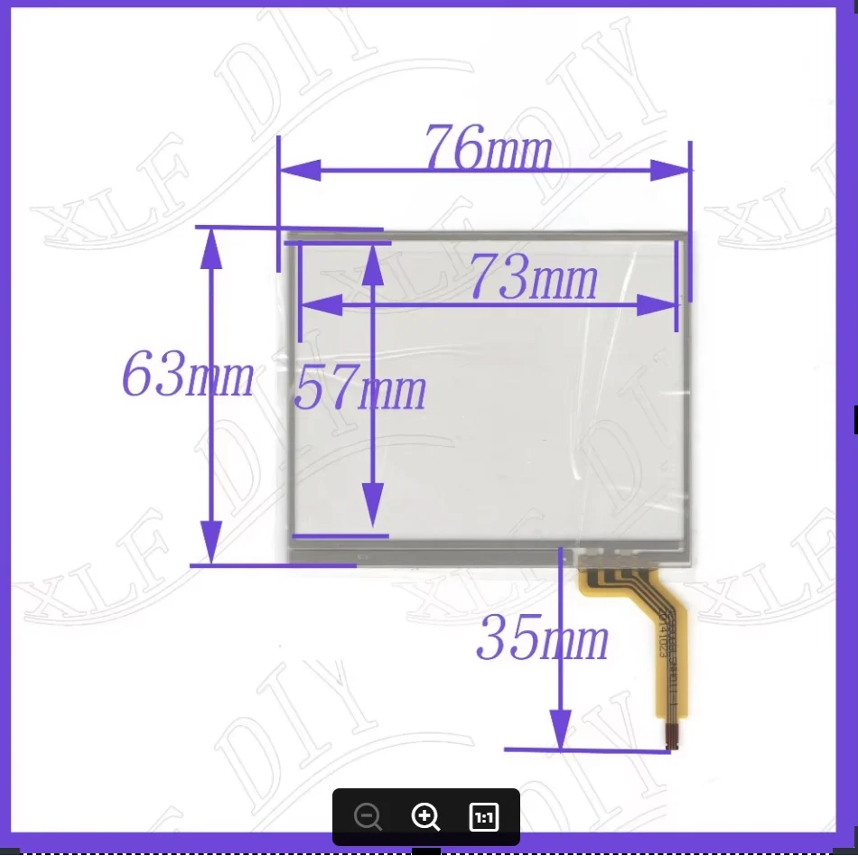 ZhiYuSun AL 2680 3.5inch 76mm*63mm 4 line touch screen panel 76*63 Sensor glass this is compatible*110 XWT 1440
ZhiYuSun AL 2680 3.5inch 76mm*63mm 4 line touch screen panel 76*63 Sensor glass this is compatible*110 XWT 1440