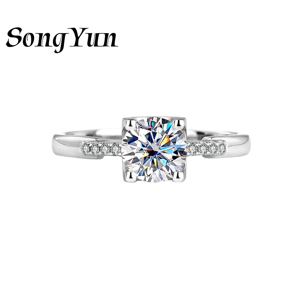SongYun Designer Jewelry 925 Sterling Silver Ring Moissanite Ring Anniversary for Women Best Friend 18K Gold Fine Jewelry
SongYun Designer Jewelry 925 Sterling Silver Ring Moissanite Ring Anniversary for Women Best Friend 18K Gold Fine Jewelry