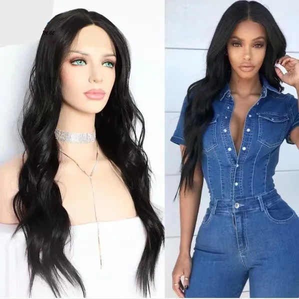 Модный и элегантный женский парик-бестселлер с фронтальной застежкой на шнурке, длинными кудрявыми волосами и основой из синтетического волокна.
Модный и элегантный женский парик-бестселлер с фронтальной застежкой на шнурке, длинными кудрявыми волосами и основой из синтетического волокна.