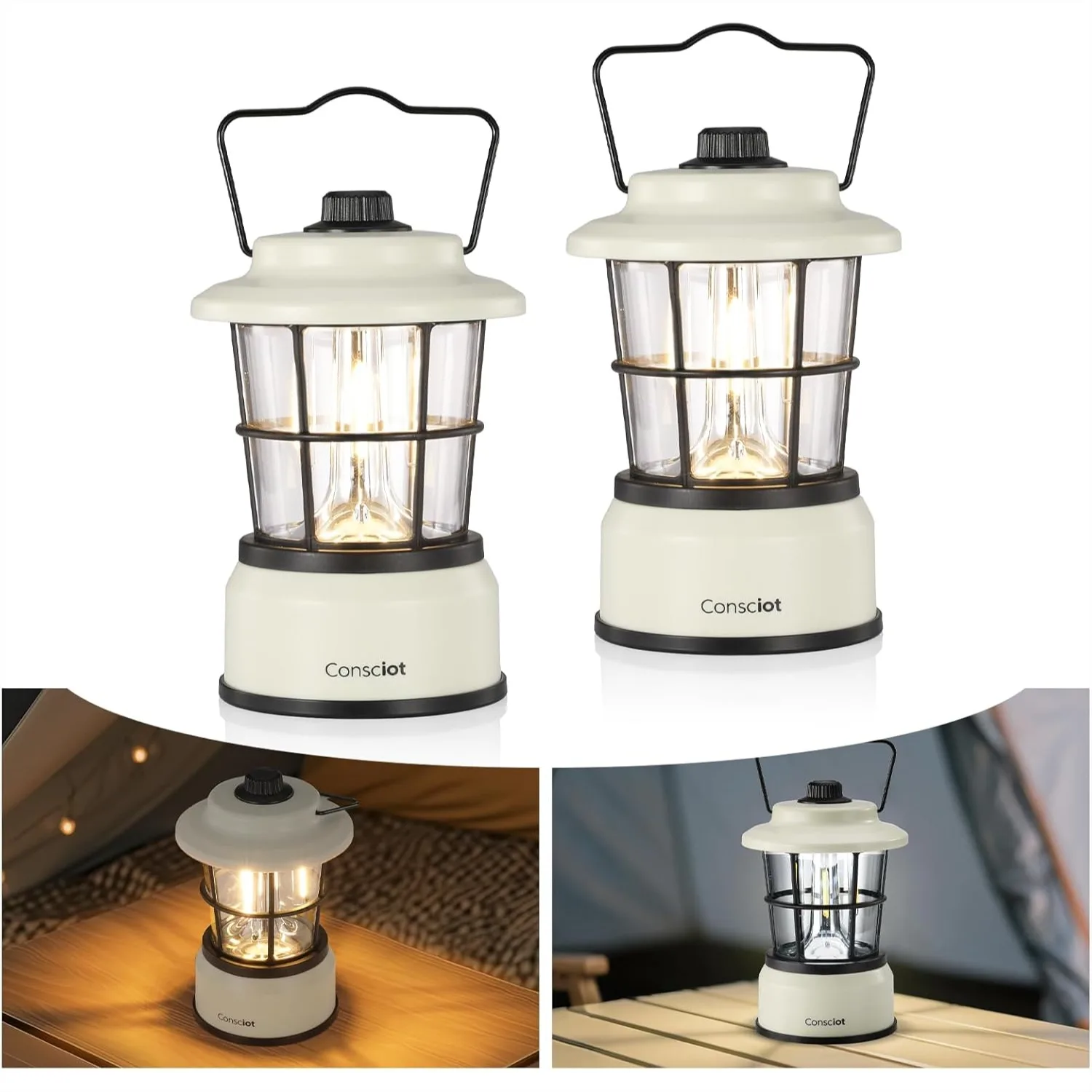 Mini LED Lantern, Retro Battery Powered Lamp with Dimmable Warm White & Daylight, Up to 200H Run Time for Indoor Outdoor Use
Mini LED Lantern, Retro Battery Powered Lamp with Dimmable Warm White & Daylight, Up to 200H Run Time for Indoor Outdoor Use