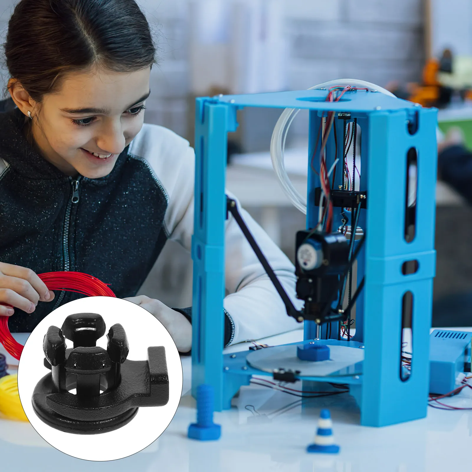 1Set 3D Printer Clip and Tube Clamp Plastic Buckle Set Stable Fixing Hotend Tube Clamp 3D Printing Parts Accessories
1Set 3D Printer Clip and Tube Clamp Plastic Buckle Set Stable Fixing Hotend Tube Clamp 3D Printing Parts Accessories