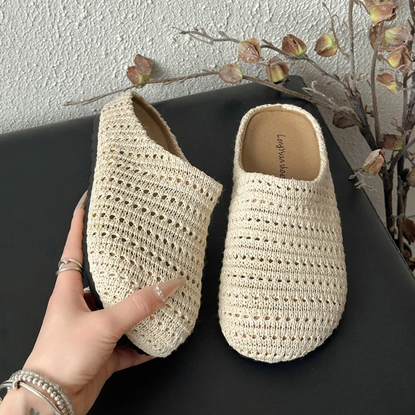 Flat Shoes Female Ladies' Slippers Slipers Women Med Cover Toe 2025 Soft Slides Sewing PU Rubber Round Flat Shoes Female Med Wom
Flat Shoes Female Ladies' Slippers Slipers Women Med Cover Toe 2025 Soft Slides Sewing PU Rubber Round Flat Shoes Female Med Wom