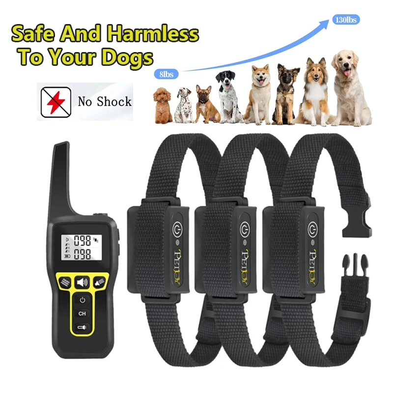 Dog Training Vibration Collar With 2800Ft,Rechargeable with Flashlight No Shock Dog Training Collar Collar for Small Medium Dogs
Dog Training Vibration Collar With 2800Ft,Rechargeable with Flashlight No Shock Dog Training Collar Collar for Small Medium Dogs