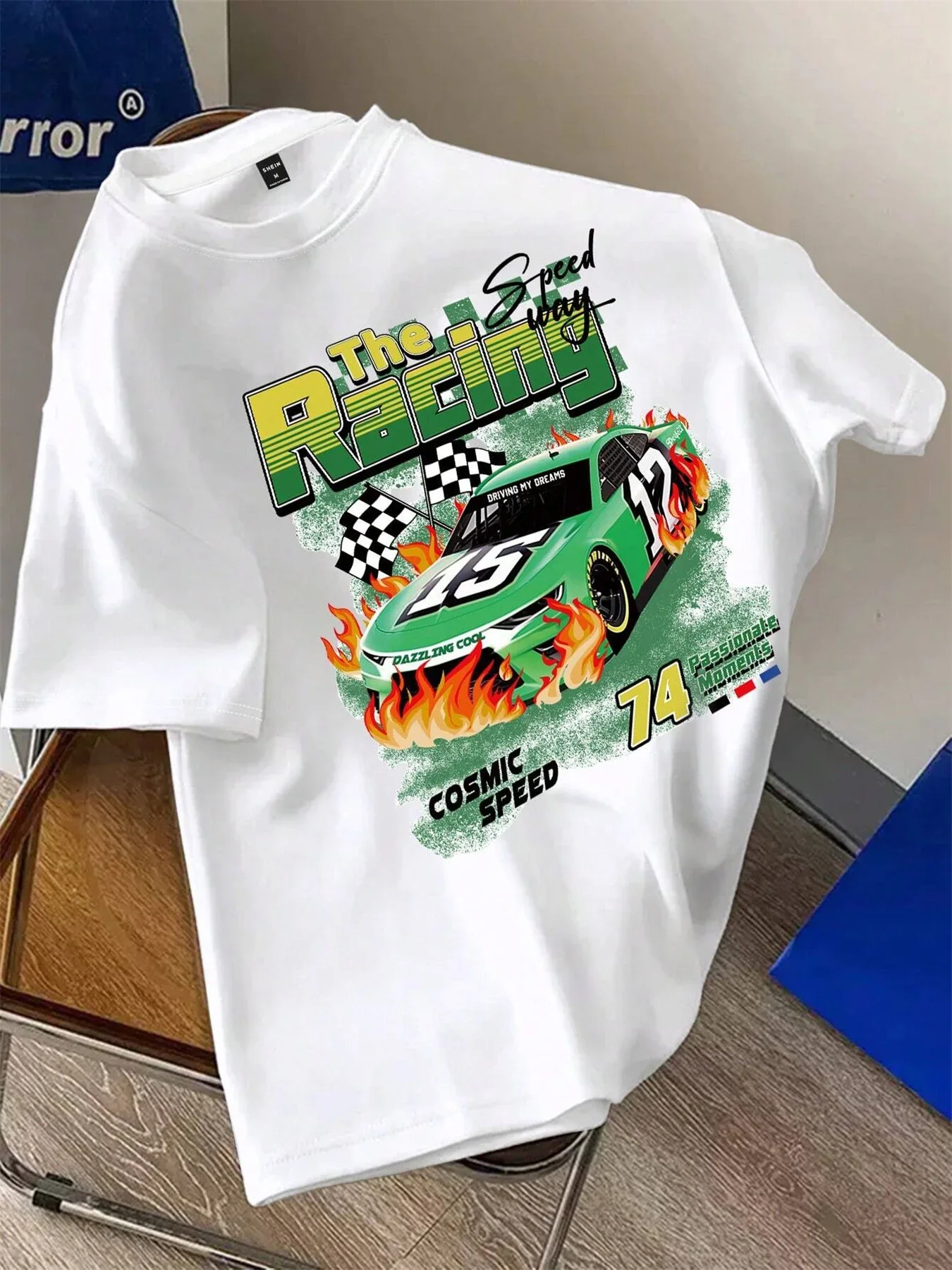 Summer Men Tshirt Casual Loose Size Car Letter Graphic Printed Casual Sports Comfortable Round Neck Short Sleeve T-shirt Top
Summer Men Tshirt Casual Loose Size Car Letter Graphic Printed Casual Sports Comfortable Round Neck Short Sleeve T-shirt Top