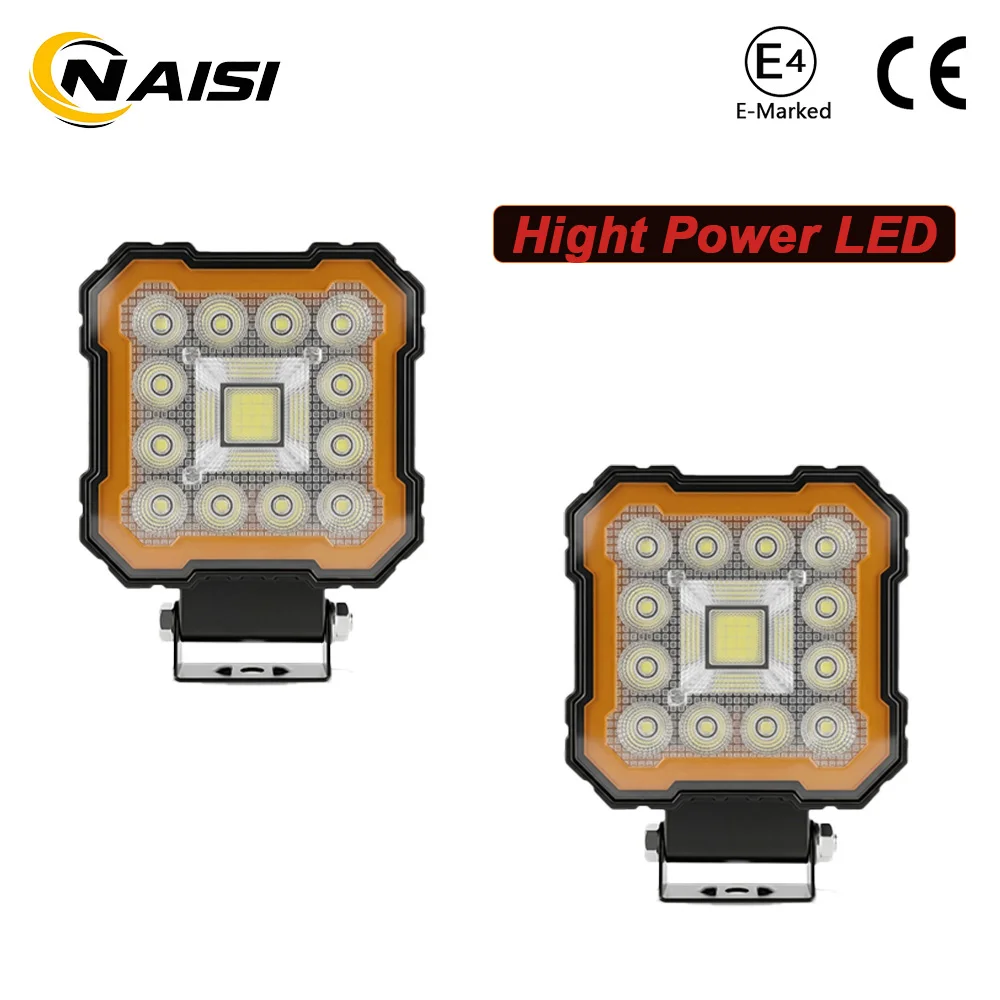 4.4 Inch LED Work Light Square Car White Amber Motorcycle Spotlight 4X4 Offroad Fog Lamp Automotive Accessories 12V 24V
4.4 Inch LED Work Light Square Car White Amber Motorcycle Spotlight 4X4 Offroad Fog Lamp Automotive Accessories 12V 24V