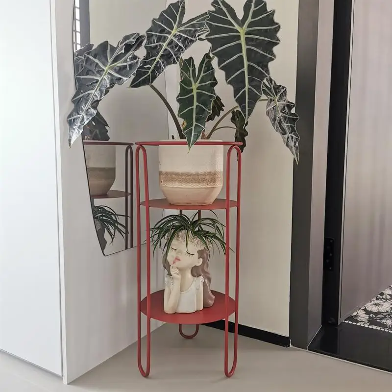 Minimalist Iron Flower Stand Vintage Red Multi-Tier Plant Shelf Creative Balcony/Living Room Decor Stylish Plant Display Rack
Minimalist Iron Flower Stand Vintage Red Multi-Tier Plant Shelf Creative Balcony/Living Room Decor Stylish Plant Display Rack