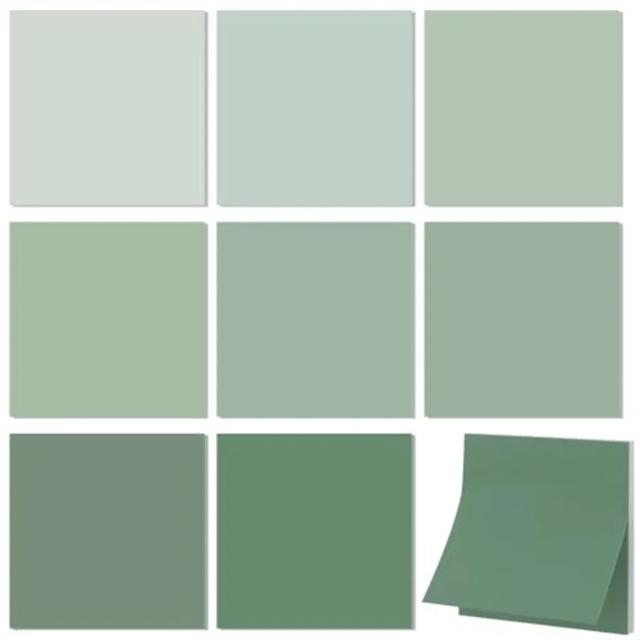 8 Pads Sage Green Sticky Notes 400 Sheets Gradient Green Self Stick Note 3 x 3 Inches Notepads Desk Accessories Adhesive Memo P
8 Pads Sage Green Sticky Notes 400 Sheets Gradient Green Self Stick Note 3 x 3 Inches Notepads Desk Accessories Adhesive Memo P