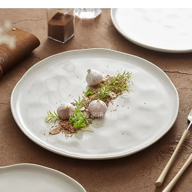 Hammer Patterned Ceramic Dinner Plate Steak Dessert Dish Sushi Plates Pasta Restaurant Specialty Tableware
Hammer Patterned Ceramic Dinner Plate Steak Dessert Dish Sushi Plates Pasta Restaurant Specialty Tableware